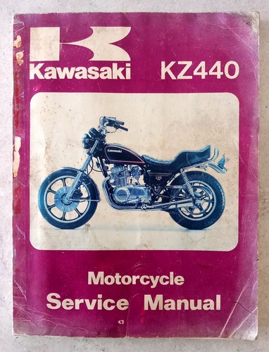 Genuine kawasaki z440 workshop - genuine,