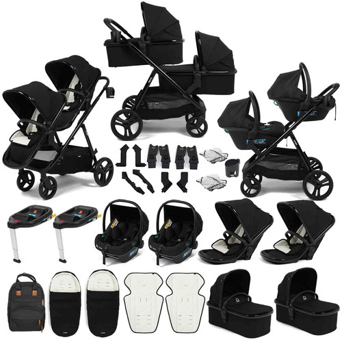 Double pushchair travel system - double,
