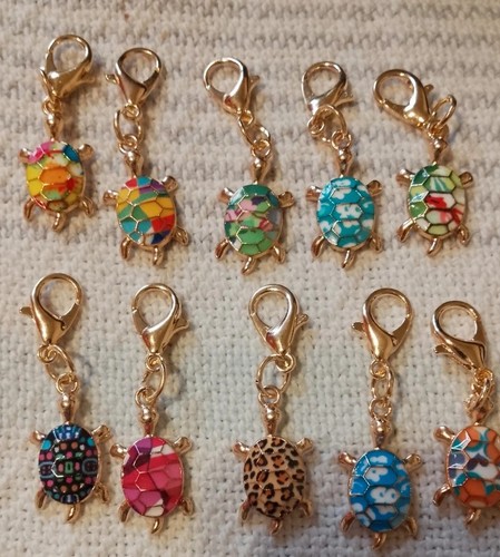 Cute turtle small - bag, charms