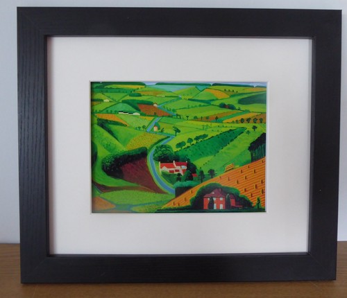David hockney road across - david,