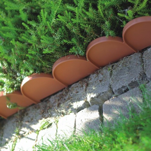 Plastic garden fence 10m - garden,