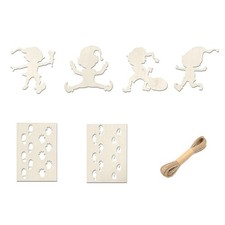 Christmas Gnome Decoration Footprints Footprint Stencils for Snow  Reusable