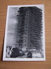 Lillington High Rise Flats with Scaffolding Building Vintage Photo Warwickshire