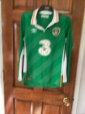 REPUBLIC OF IRELAND 2016/2018 HOME FOOTBALL SHIRT UMBRO JERSEY SIZE S