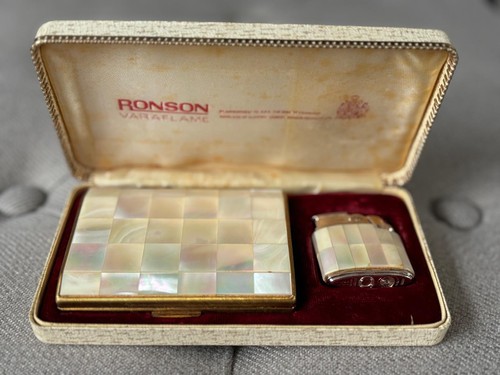 Vintage ronson mother pearl - vintage,