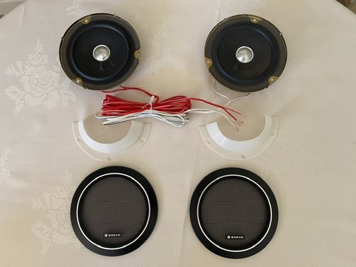 Vintage sanyo car speakers - car,