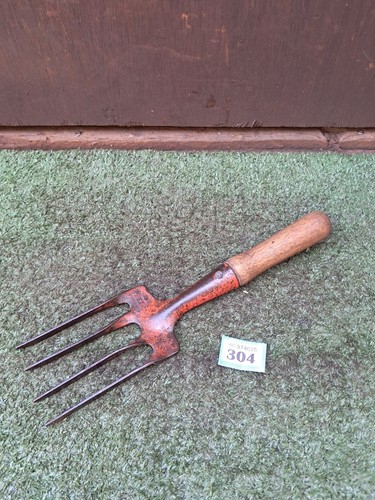 Vintage garden hand fork - garden,