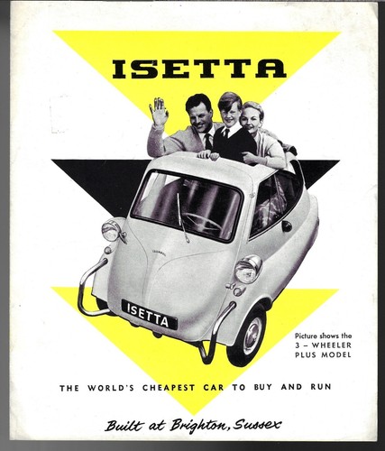Isetta wheeler bubble car - isetta,