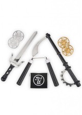Kung Fu Ninja Weapon Set Plastic Throwing Stars Nunchucks Dagger Toy Fancy Dress