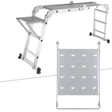 Folding Step Platform Ladder Work Ladder Work Bench Step Heavy Duty Load 150kg