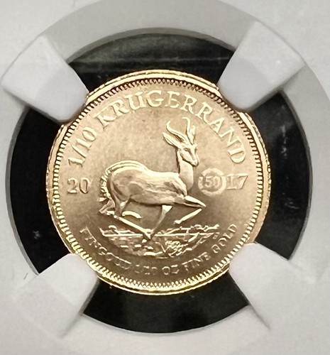 2017 gold 50th krugerand - sa, ms