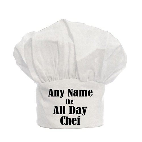 Personalised chefs chef hat - personalised,