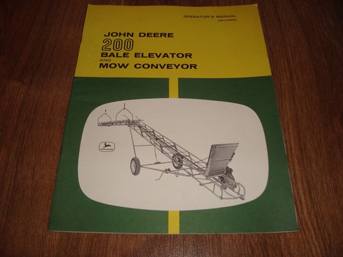 John deere operators manual - deere,