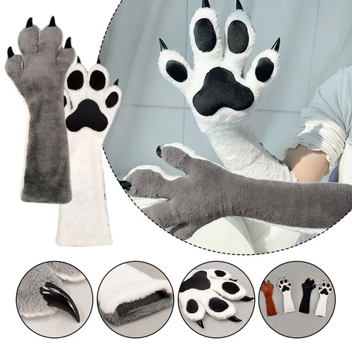 Fursuit plush fur gloves - fursuit,