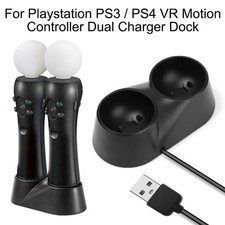 Dual Charger Charging Dock Motion For PlayStation MOVE PS4 VR Controller
