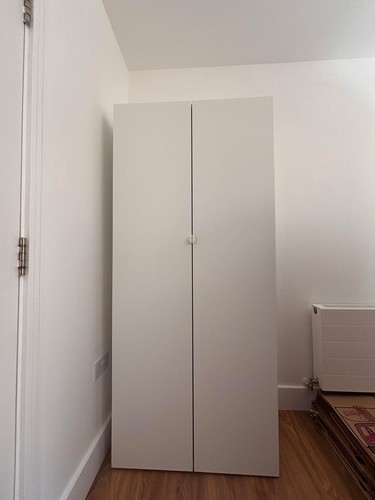 White wardrobe ikea platsa - white,