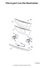 Jaguar Genuine Number Plate