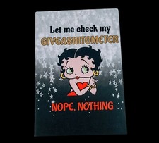 Betty Boop let me check