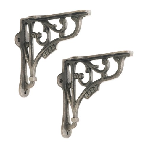 Shelf bracket pcs pewter - 2,