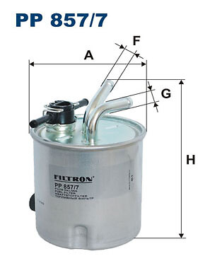 Filtron 857 fuel - filtron, filter