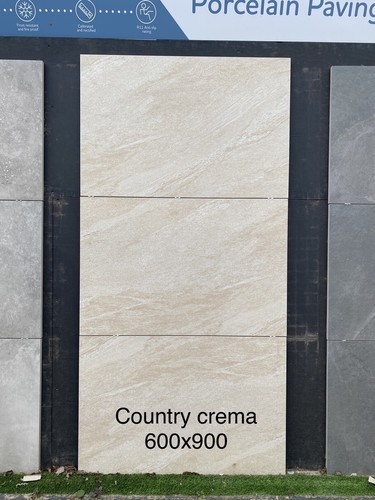 Ivory beige porcelain paving - ivory/beige,