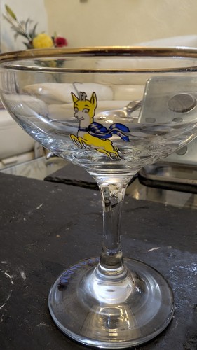 Vintage babycham glasses - babycham,