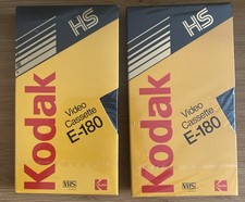 New Blank Kodak E180 VHS Tape