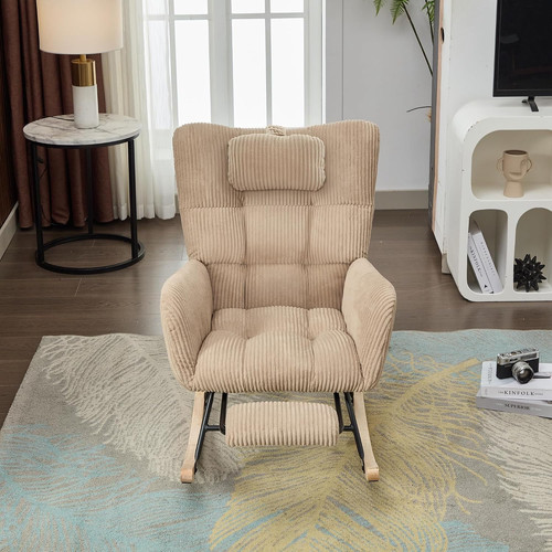 Rocking chair with adjustable - rocking,