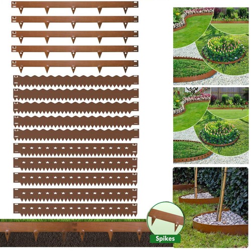 Galvanised steel lawn - 5x,