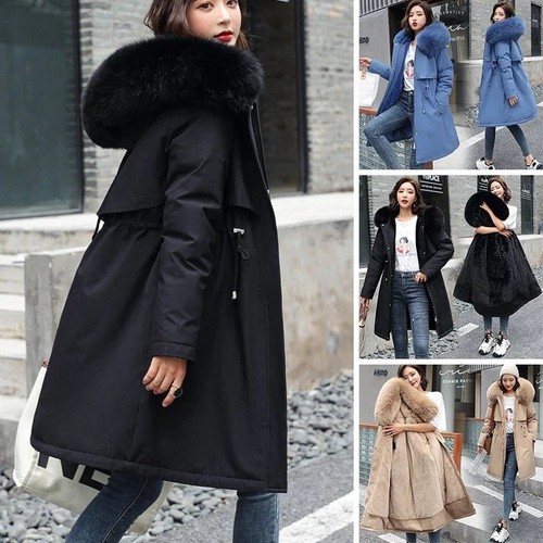 Women fleece lined parka - women's,