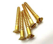 SOLID BRASS WOOD SCREWS
