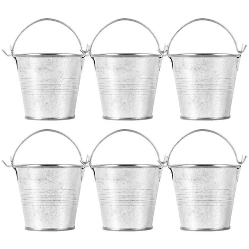 Pcs small tin bucket mini - tin,
