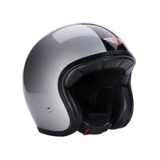 95200 - Silver Black Davida Speedster v4 Open Face Helmet