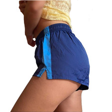 Vintage German Army Gym shorts 1980s sports sprinter running military silky