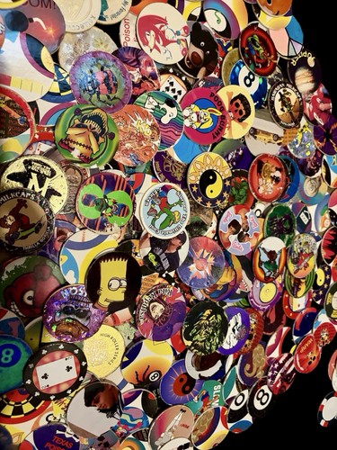 200 vintage pogs - lot, –