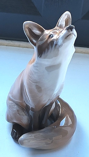 Royal copenhagen fox figure - royal,