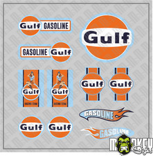 Gulf racing sticker set 11