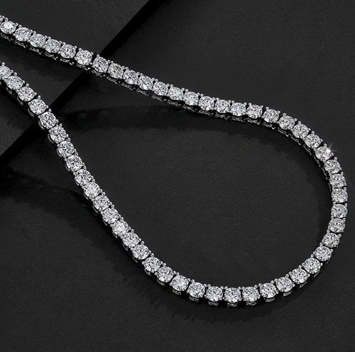 4mm tennis chain iced out - tennis,