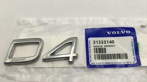 Genuine oem volvo - d4, rear
