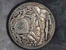 Unique Mechanical Movement Morgan Hobo Dollar Lesser Knight Of The Holy Grail