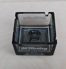Vintage Glass Ashtray Square