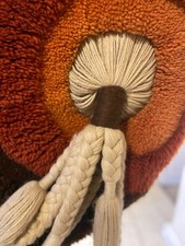 BEAUTIFUL VINTAGE TAPESTRY RUG WALL HANGING ATTRIBUTED TO VERNER PANTON