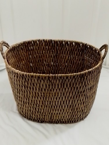Large woven rattan - large, basket