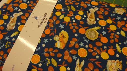 Peter rabbit fabric winter - peter,
