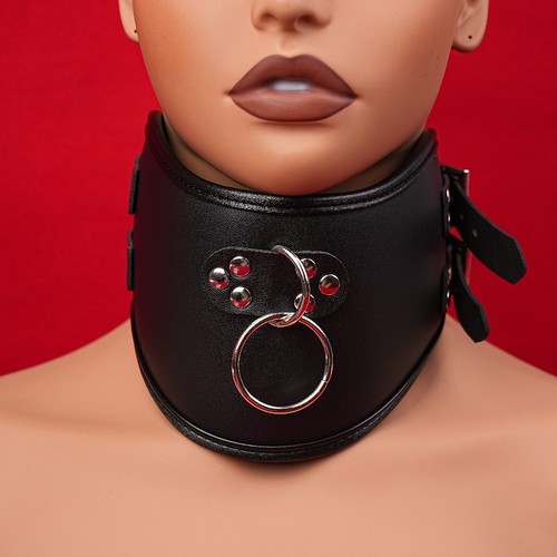 Leather neck collar - neck, posture