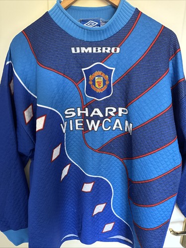 Man utd 1995 shirt - utd, l