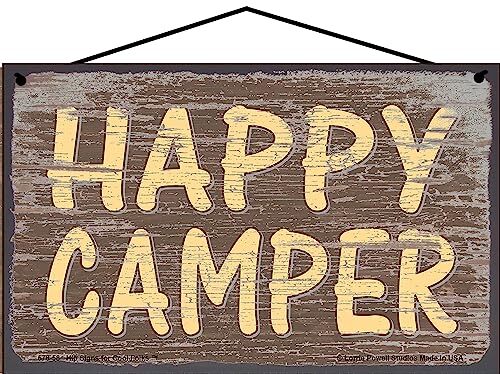 Happy camper sign - happy,
