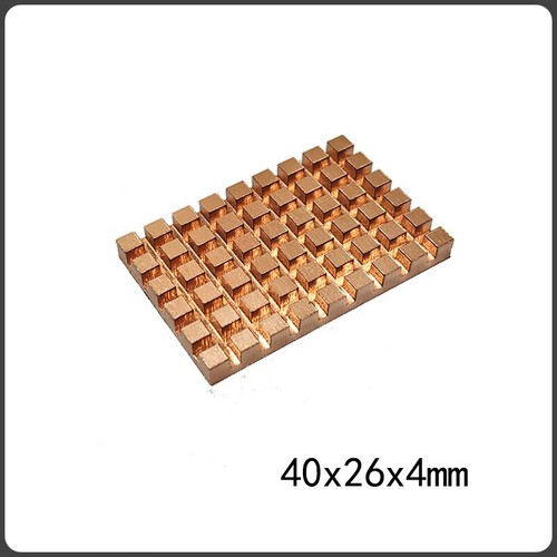Copper msata ssd heatsink grid - ssd,