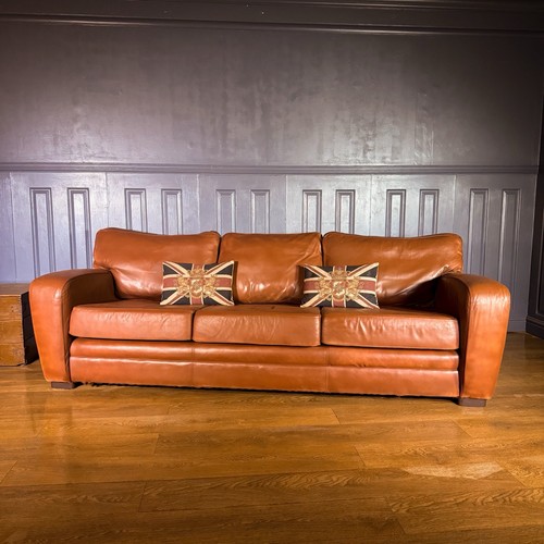Leather seater sofa vintage - sofa,