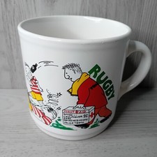KILNCRAFT RUGBY MUG RARE RETRO VINTAGE CUP TEA COFFEE - LARGE SIZE